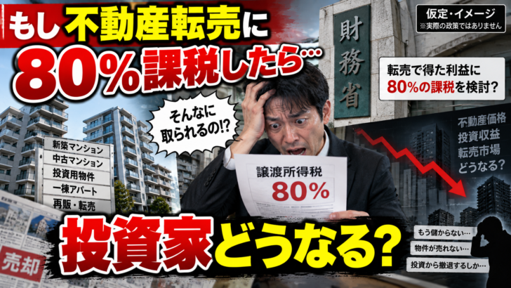 【朗報】政府「不動産の転売に8…画像
