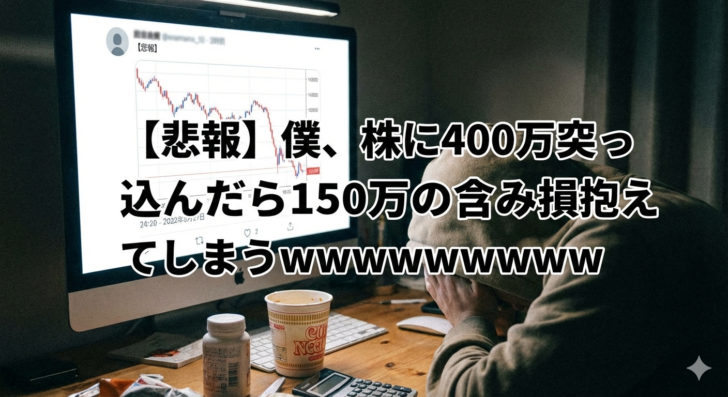 僕、株に400万突っ込んだら1…画像