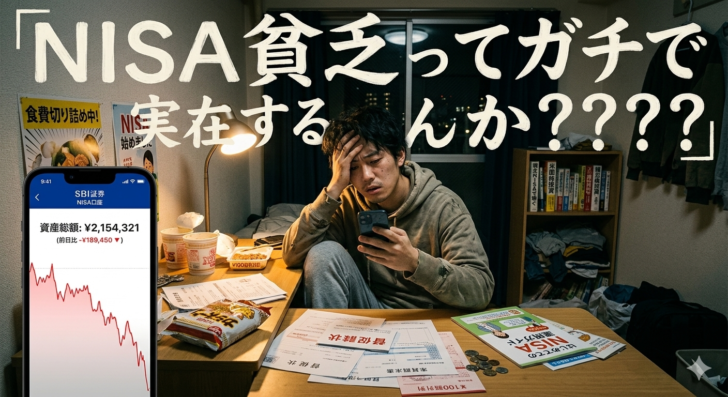 NISA貧乏ってガチで実在する…画像