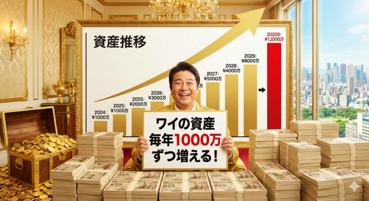 【朗報】俺の資産、株で毎年10…画像