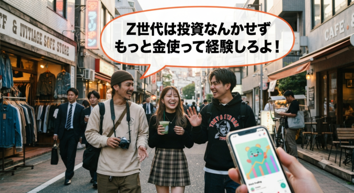 謎の勢力「Z世代は投資なんかせ…画像
