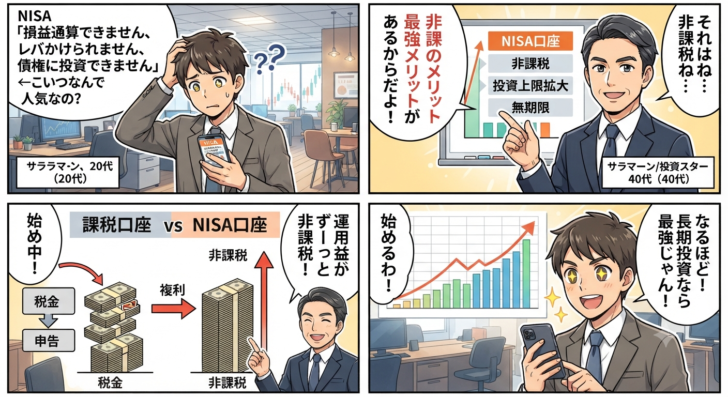 NISA「損益通算できません、…画像