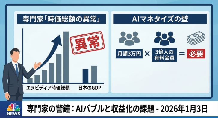 専門家「エヌビディア時価総額が…画像
