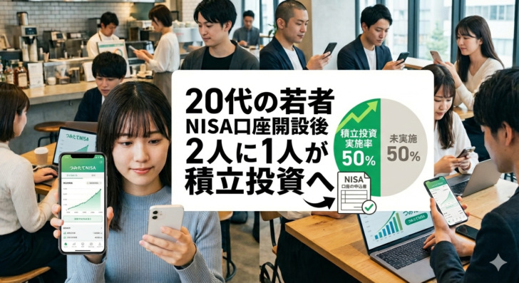 20代の若者さん、NISA口座…画像