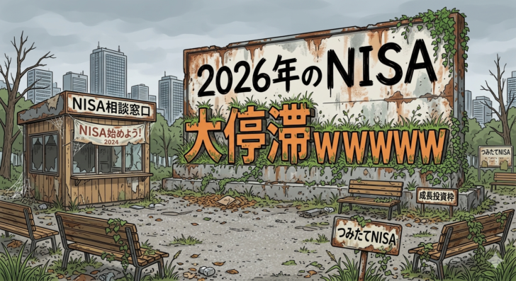 2026年のNISA大停滞ｗｗ…画像