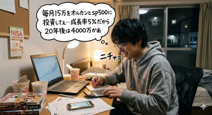 NISA貧乏俺「毎月15万をオ…画像