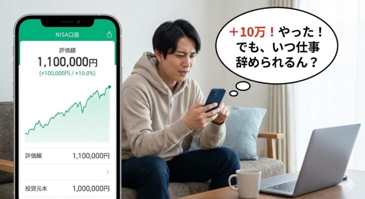 今年始めにNISAに100万突…画像